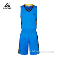 Jerseys profesionales de entrenamiento de baloncesto sublimado personalizado